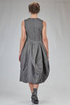 longuette dress, sleeveless in pinstriped serge polyester - COMME des GARÇONS - COMME des GARÇONS 