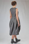 longuette dress, sleeveless in pinstriped serge polyester - COMME des GARÇONS - COMME des GARÇONS 