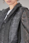 one chest jacket with floral lace in rayon and polyester - COMME des GARÇONS - COMME des GARÇONS 