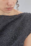 long and sleevesless tunic in sparkling tweed - JUNYA WATANABE 