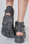 macramé sandal – collaboration with company Keen - NOIR KEI NINOMIYA 