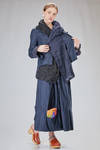 long and slim jacket, doubled in washed linen gauze and washed cotton satin - DANIELA GREGIS 