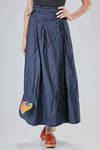 gonna lunga e ampia in satin leggerissimo di cotone - DANIELA GREGIS 