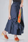 gonna lunga e ampia in satin leggerissimo di cotone - DANIELA GREGIS 