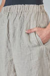pantalone in taglia unica in tela di lino lavata - DANIELA GREGIS 