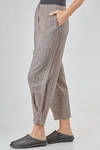 soft trousers in light linen, cotton, silk and cashmere jersey - BOBOUTIC 