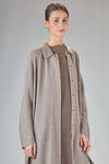 long overcoat in light silk jersey - BOBOUTIC 
