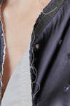 sleeveless top in viscose and silk - MARC LE BIHAN 