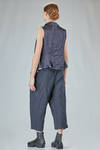 sleeveless top in viscose and silk - MARC LE BIHAN 