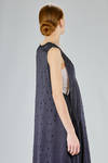 pinafore long and wide dress in viscose and silk - MARC LE BIHAN 