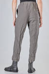 soft trousers in washed linen canva - RICORRROBE 