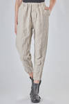 pantalone morbido in tela di lino lavato - RICORRROBE 