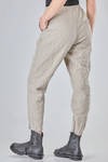 pantalone morbido in tela di lino lavato - RICORRROBE 