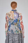 giacca in georgette di seta multicolor - RUNDHOLZ 