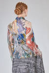 giacca in georgette di seta multicolor - RUNDHOLZ 