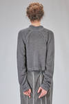 cardigan corto e ampio in maglia di seta - RUNDHOLZ 