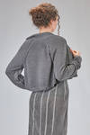 cardigan corto e ampio in maglia di seta - RUNDHOLZ 