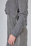 cardigan corto e ampio in maglia di seta - RUNDHOLZ 