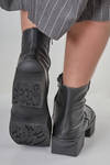 NOON boot in soft calf leather and traditional 'Japanese' rubber sole - TRIPPEN 