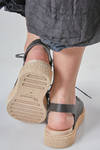 sandalo 'urban trekking in pelle, legno e eva espansa - RAWCLAYS 