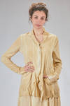 hip-lenght jacket, slim, in stretch silk and elastan georgette - RUNDHOLZ DIP 