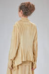 hip-lenght jacket, slim, in stretch silk and elastan georgette - RUNDHOLZ DIP 
