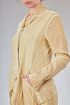 hip-lenght jacket, slim, in stretch silk and elastan georgette - RUNDHOLZ DIP 