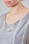 top lungo e sfiancato in georgette stretch di seta e elastan tinto in capo - RUNDHOLZ DIP 