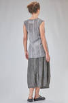 top lungo e sfiancato in georgette stretch di seta e elastan tinto in capo - RUNDHOLZ DIP 