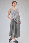 top lungo e sfiancato in georgette stretch di seta e elastan tinto in capo - RUNDHOLZ DIP 