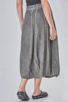 gonna lunga e morbida in georgette stretch di seta e elastan tinto in capo - RUNDHOLZ DIP 