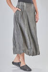 gonna lunga e morbida in georgette stretch di seta e elastan tinto in capo - RUNDHOLZ DIP 