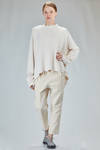 long and wide sweater in heavy silk jersey - RUNDHOLZ DIP 