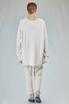 long and wide sweater in heavy silk jersey - RUNDHOLZ DIP 