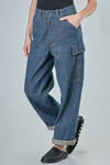 jeans in selvedge organic cotton denim skein tinted - IMjiT 