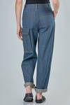 jeans in selvedge organic cotton denim skein tinted - IMjiT 