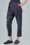 wide trousers in technical Japanese fresh cotton - IMjiT 