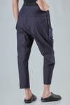 pantalone ampio in fresco cotone tecnico giapponese - IMjiT 