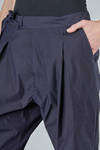 pantalone ampio in fresco cotone tecnico giapponese - IMjiT 