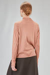hip-lenght sweater, soft, in light cashmere and silk knit - BOBOUTIC 