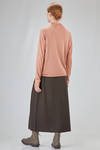 hip-lenght sweater, soft, in light cashmere and silk knit - BOBOUTIC 
