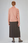 hip-lenght sweater, soft, in light cashmere and silk knit - BOBOUTIC 