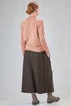 hip-lenght sweater, soft, in light cashmere and silk knit - BOBOUTIC 