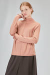 hip-lenght sweater, soft, in light cashmere and silk knit - BOBOUTIC 