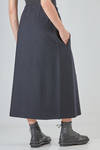 gonna longuette, dritta in maglia di lana leggera - BOBOUTIC 
