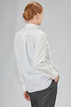 camicia 'classica' al fianco, in tela lavata di poliestere - COMME des GARÇONS - COMME des GARÇONS 