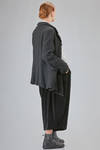 long and slim jacket in boiled wool and nylon cloth - COMME des GARÇONS - COMME des GARÇONS 