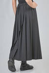 long and wide skirt in polyester, wool and polyurethane tropical - JUNYA WATANABE 