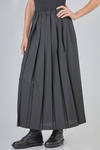 long and wide skirt in polyester, wool and polyurethane tropical - JUNYA WATANABE 