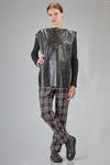 long and wide tunic in polyurethane snake leather-like - JUNYA WATANABE 